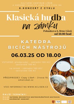 Klasická hudba na zámku (Katedra bicích nástrojů)