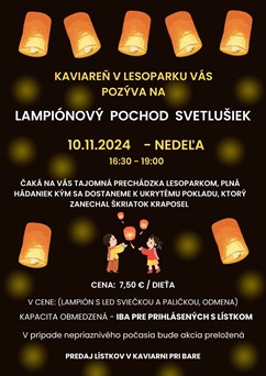 Lampiónový pochod svetlušiek