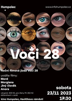 Voči 28 - noční filmová jízda