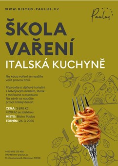 Škola vaření s Romanem Paulusem - Italská kuchyně