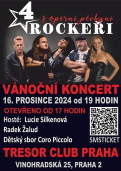 Vánoční koncert 4 rockeři s operní pěvkyní