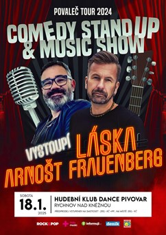 Comedy Stand-Up & Music show | Láska a Arnošt Frauenberg