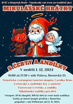 Mikulášské hrátky s čerty a andílky
