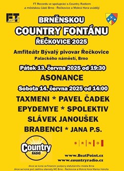 Brněnská Country fontána Řečkovice 2025