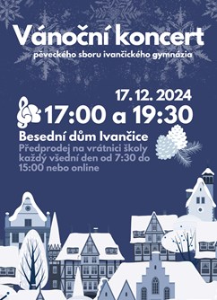 Vánoční koncert pěveckého sboru ivančického gymnázia