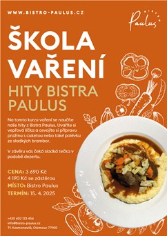 Škola vaření s Romanem Paulusem - Hity Bistra Paulus 