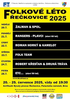 Roman Horký & Kamelot - Folkové léto Řečkovice 2025
