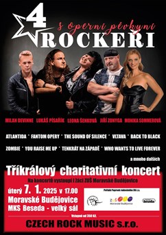 4 ROCKEŘI s operní pěvkyní