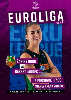 Euroliga: Žabiny Brno - Basket Landes