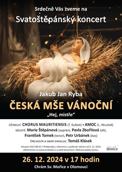Svatoštěpánský koncert J. J. Ryba - Česká mše vánoční