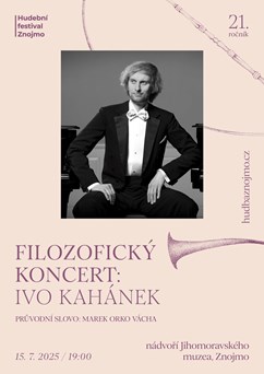Filozofický koncert: IVO KAHÁNEK