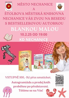 Beseda se spisovatelkou Blankou Malou