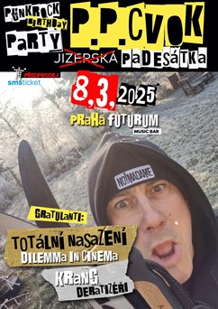 P.P.CVOK50 - Narozeninová oslava kytaristy a zpěváka Totálního nasazení