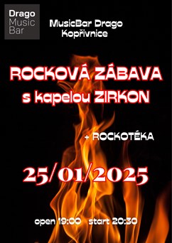 Rocková zábava s kapelou Zirkon