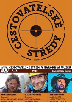 Cestovatelské středy v NM: Holeček, Knill, Kodym