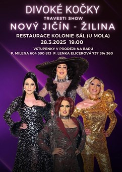 Travesti show Divoké kočky v Novém Jičíně