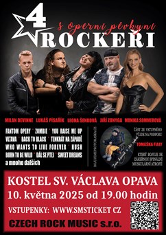 4 ROCKEŘI s operní pěvkyní