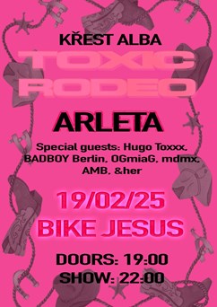 ARLETA: křest debut alba TOXIC RODEO