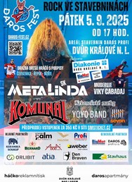 DAROS FEST 2025 – rock ve stavebninách