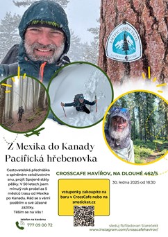 Z Mexika do Kanady: Pacifická hřebenovka