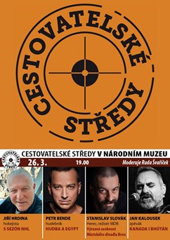 Cestovatelské středy v NM: Hrdina, Bende, Slovák, Kalousek