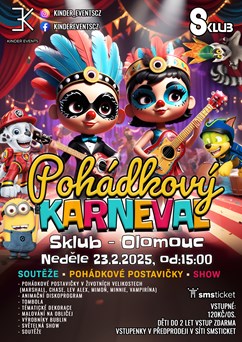 Pohádkový karneval  Sklub Olomouc 
