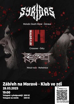 Syridas + Madrain Tour 2025 | Zábřeh na Moravě