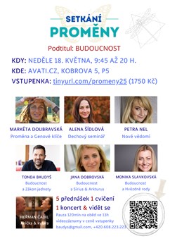 Setkání proměny: BUDOUCNOST
