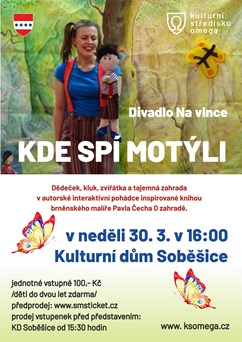 Divadlo Na vlnce: KDE SPÍ MOTÝLI