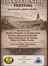 Folk a country festival na krumlovském zámku