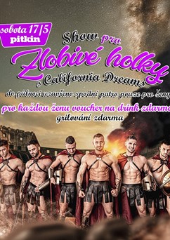 Pánská strip show - California Dreams