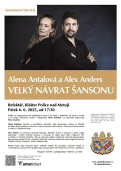 Alena Antalová a Alex Anders: VELKÝ NÁVRAT ŠANSONU