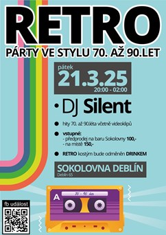 Retro párty ve stylu 70. až 90.let