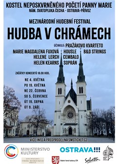 „Hudba v chrámech” - cyklus komorních koncertů v Ostravě