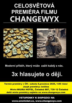 Premiéra filmu Changewyx, hotel MIURA - Čeladná