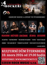 4 ROCKEŘI s operní pěvkyní