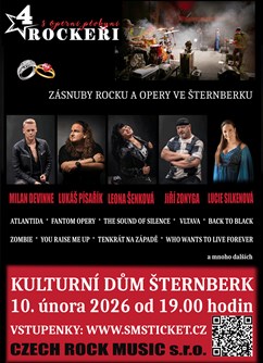 4 ROCKEŘI s operní pěvkyní