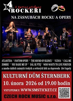 4 ROCKEŘI s operní pěvkyní