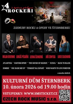 4 ROCKEŘI s operní pěvkyní