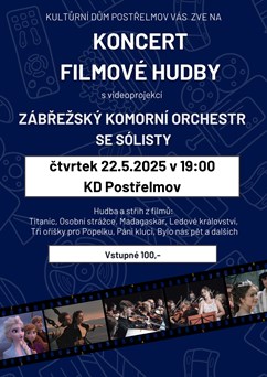 Zábřežský komorní orchestr - Koncert filmové hudby