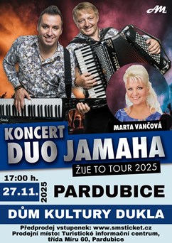 Koncert DUO JAMAHA Pardubice - hosť Marta Vančová