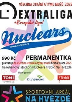 Baseball Třebíč Nuclears - sezónní permanentka 2025