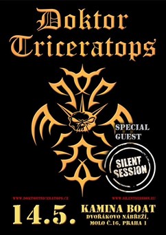 Doktor Triceratops a Silent Session na lodi