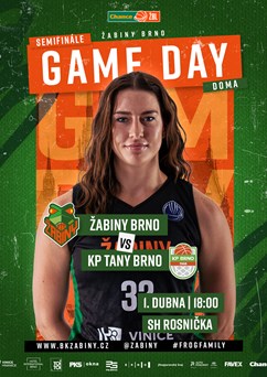 VIP semifinále ŽBL: Žabiny Brno - KP Brno