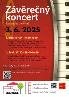 Závěrečný koncert DDM Suchdol 