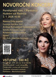 Novoroční koncert Noema Erba a Andrea Kalivodová