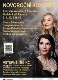 Novoroční koncert Noema Erba a Andrea Kalivodová