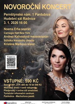 Novoroční koncert Noema Erba a Andrea Kalivodová