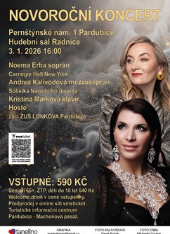 Novoroční koncert Noema Erba a Andrea Kalivodová