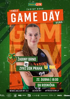 FINÁLE ŽBL: Žabiny Brno - ZVVZ USK Praha